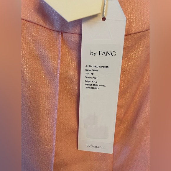 Pink Shimmer Cropped Pant - Picture 4 of 4